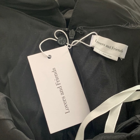 REVOLVE Lovers and Friends Nikolina Ruched Dress in Black - Picture 5 of 5